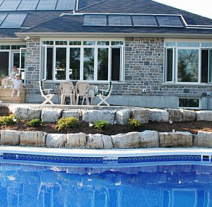 solar hot water swimming pool