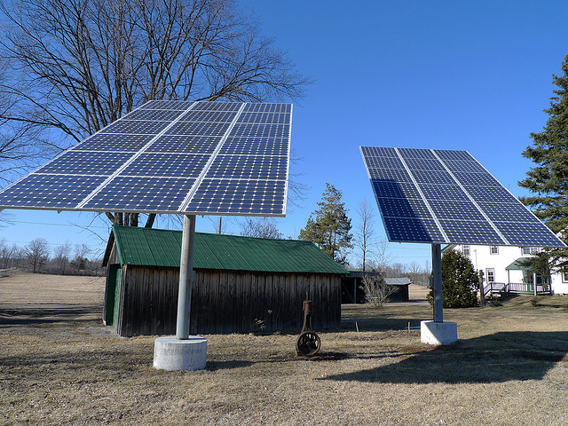 growing greener solar panels